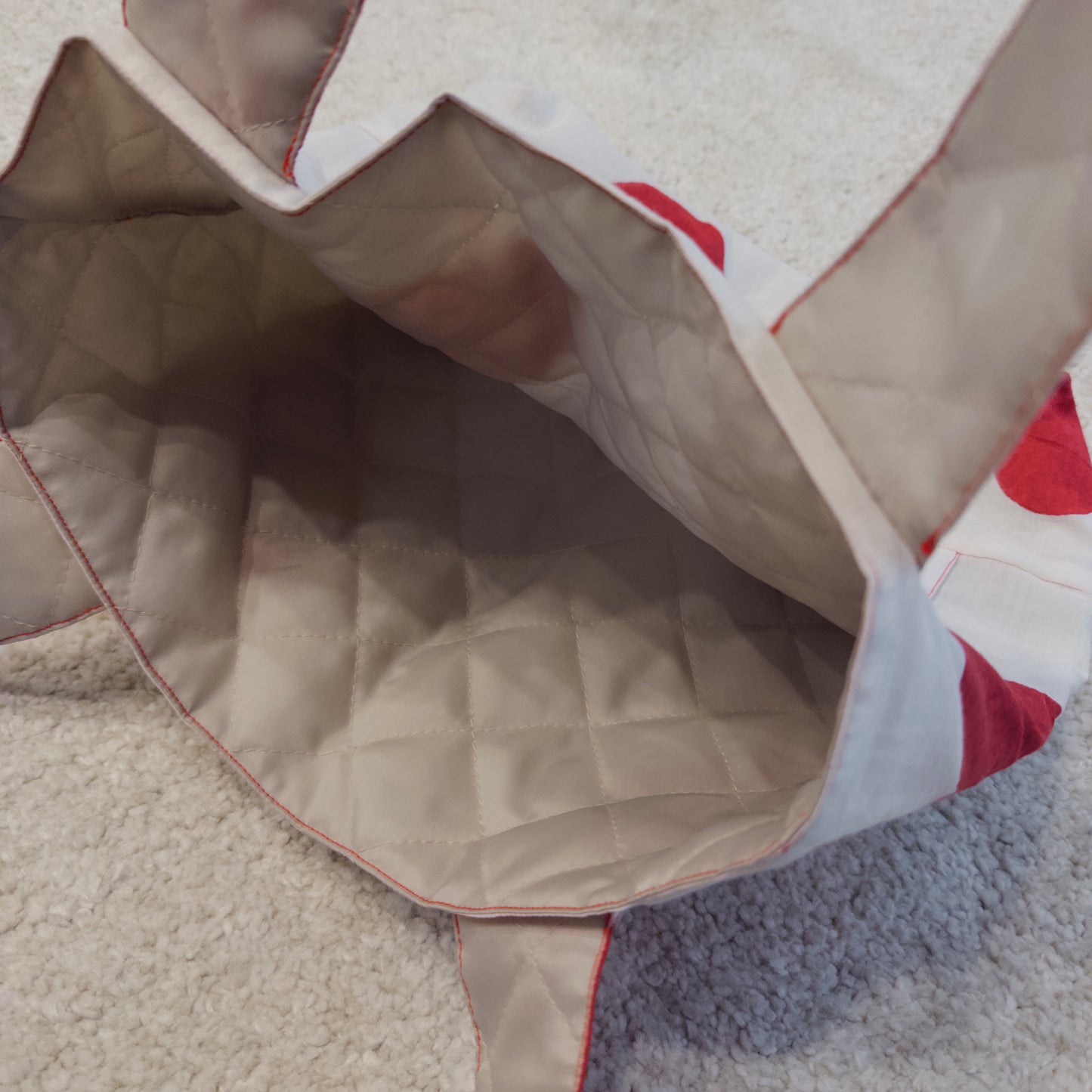 Blockprint Totebag - ハート イン ジャイプール (Made In Japan)