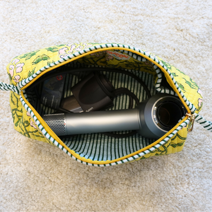 Big Multi Pouch - イエローフローラル