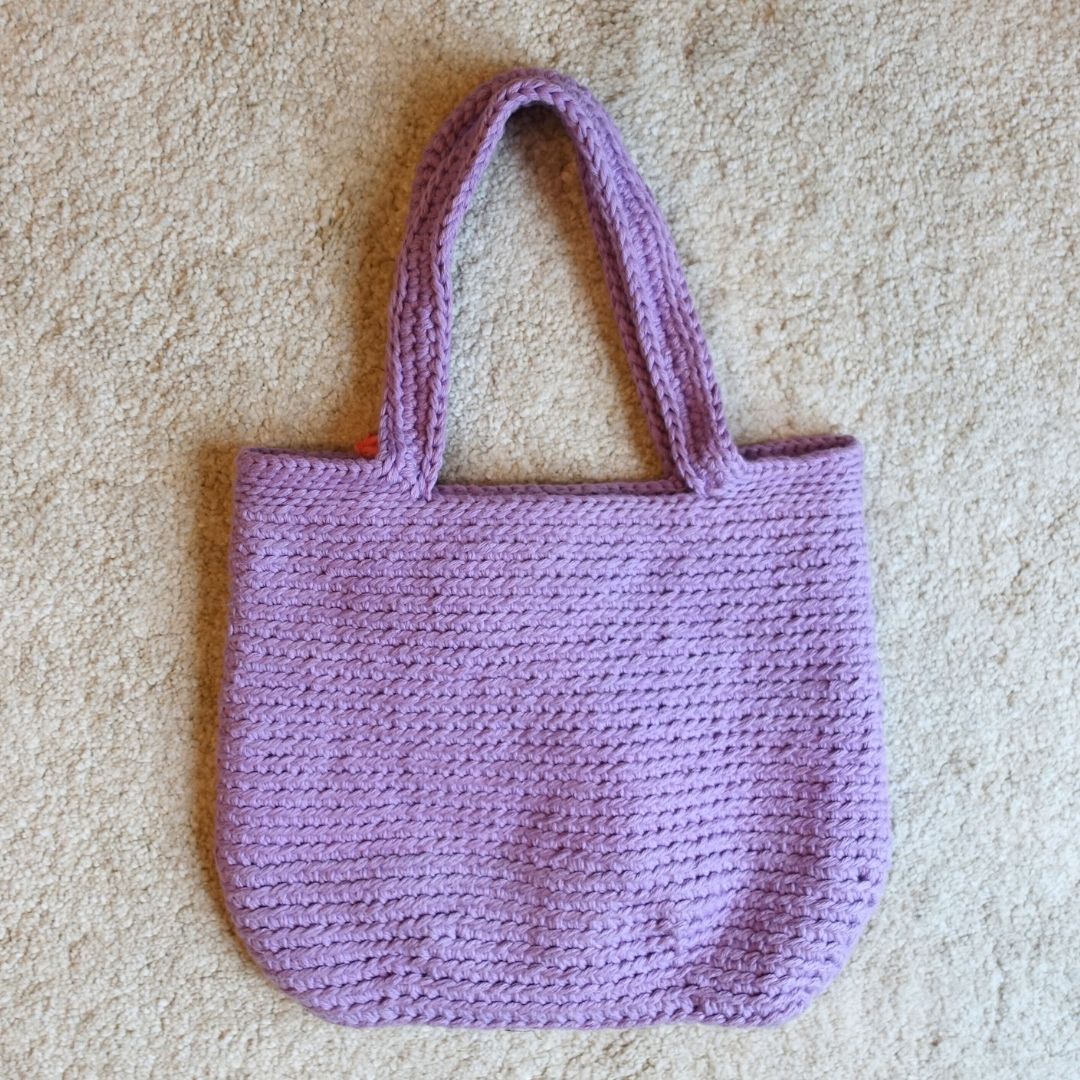 1月2日(金)発売！アトリエ・コットン ニットトート - パープル