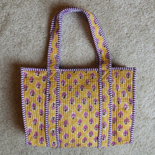 10/26 (日) 販売開始！Blockprint Mini Totebag - サニーブルーム