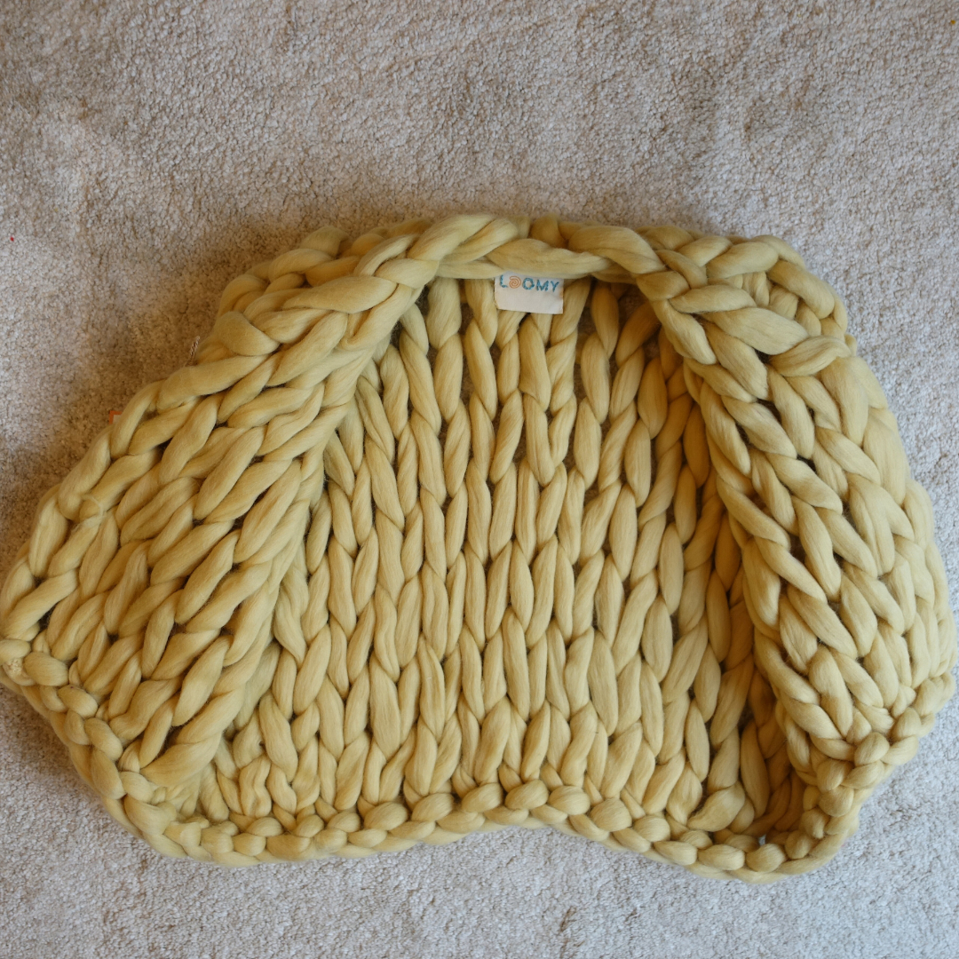 1月2日(金)発売！極太メリノ ニットベスト (Loomy) - クリーム