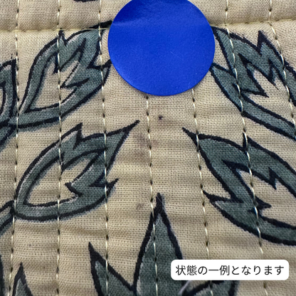 アウトレット！Blockprint Big Totebag - レモンイエロー