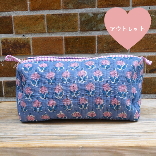 アウトレット！Big Multi Pouch - マリンフローラル