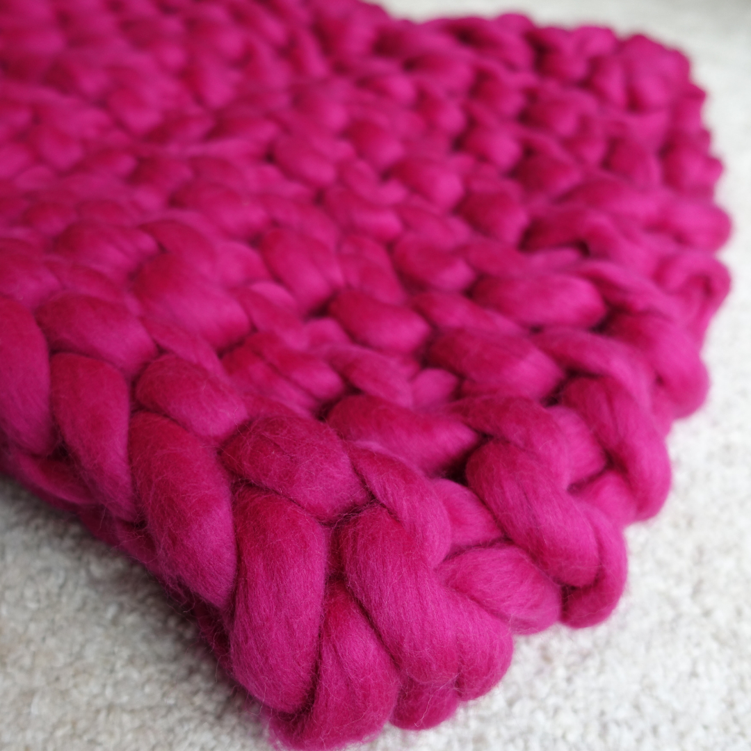 1月2日(金)発売！極太メリノ ニットベスト (Loomy) - ピンク