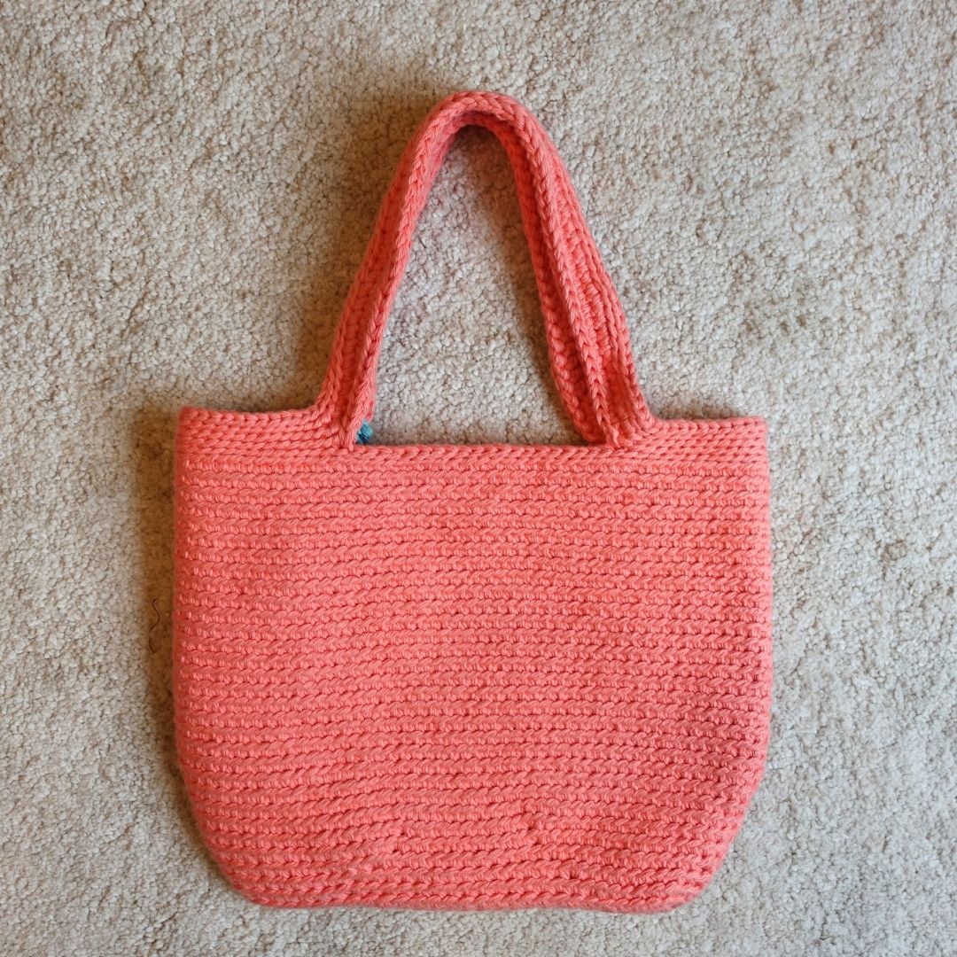 1月2日(金)発売！アトリエ・コットン ニットトート - ピーチ