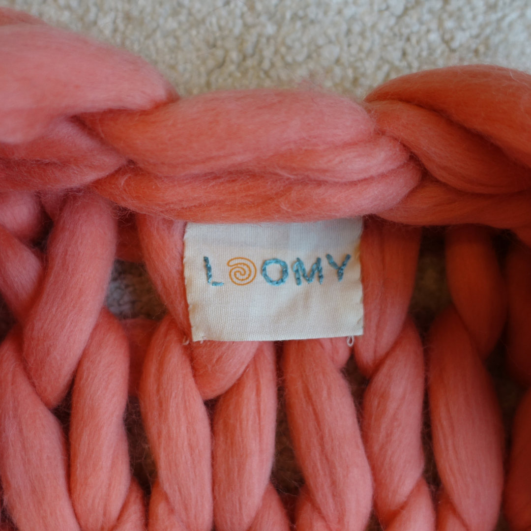 1月2日(金)発売！極太メリノ ニットベスト (Loomy) - ピンクオレンジ