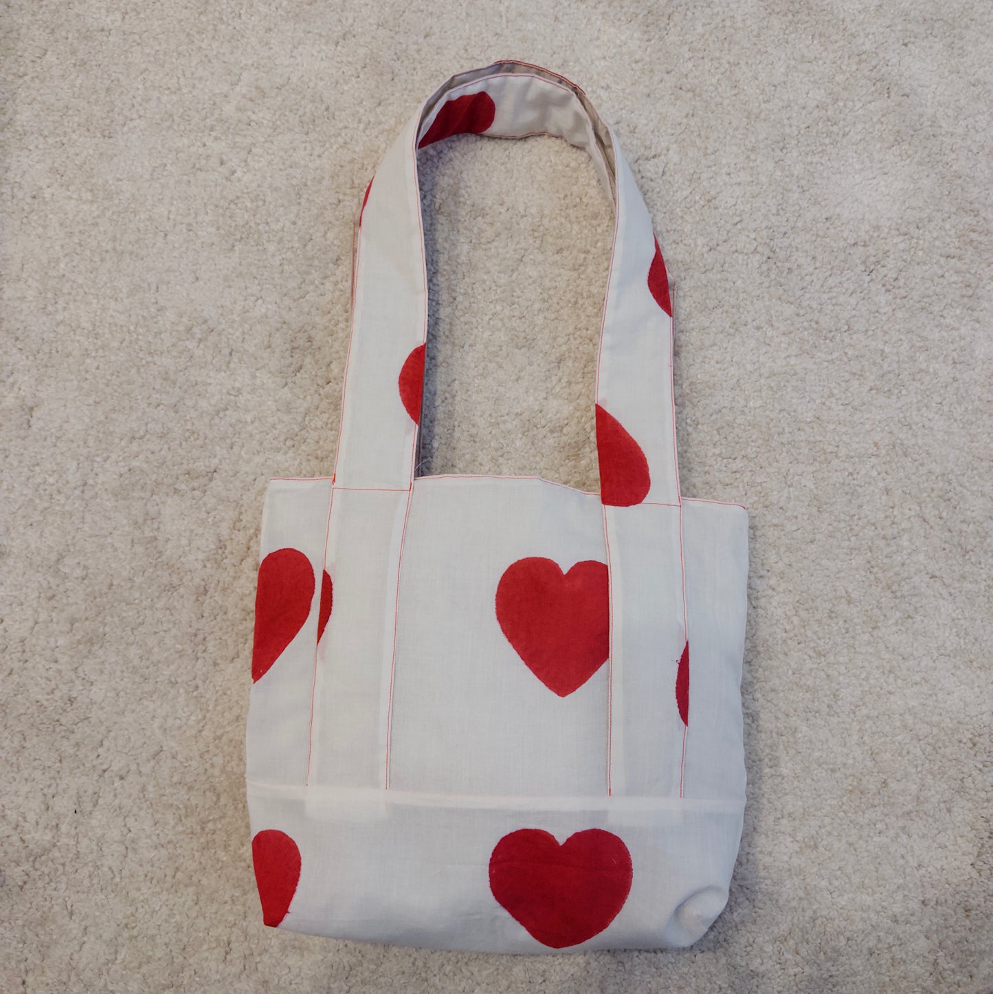 Blockprint Totebag - ハート イン ジャイプール (Made In Japan)